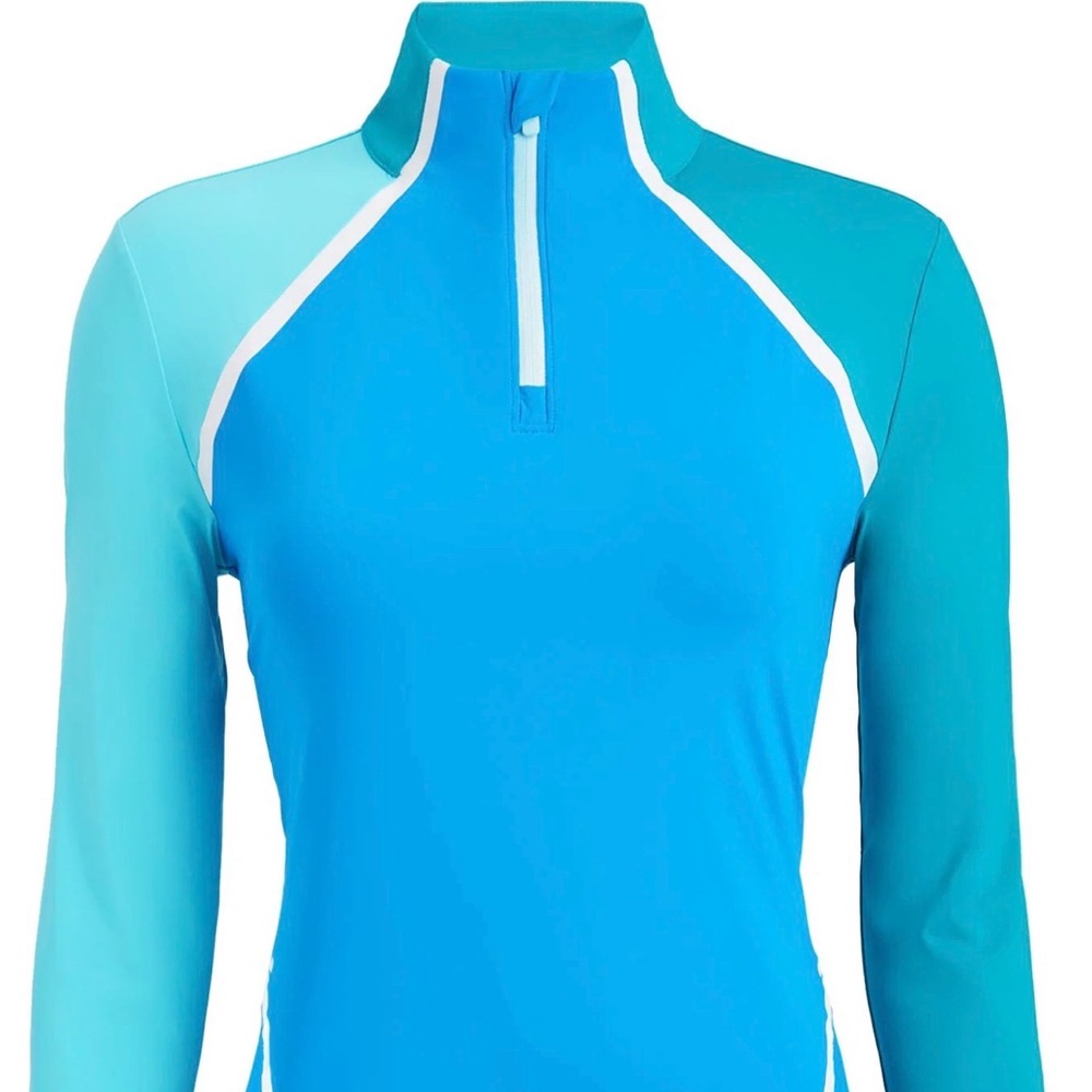 G/FORE Women's Golf Blue Long Sleeve Top